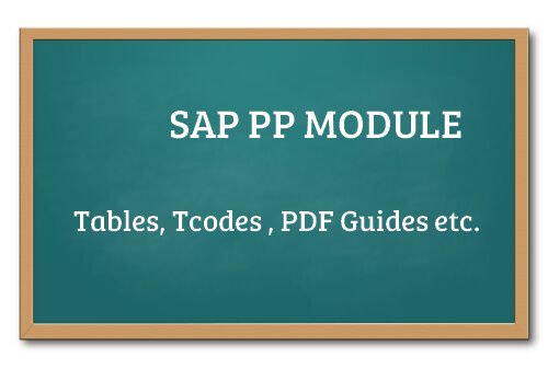 sap pp module