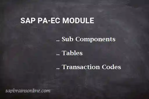 SAP PA-EC module